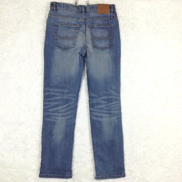 Lucky Brand Girls Jeans Classic Straight Denim Blue Loose Fit Medium Wash 18 - Picture 2 of 14